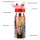 thumbnail image 3 of Mars ExpressBotella de Agua con Tapa Pop Top de Un Toque, Acero Inoxidable, a Prueba de Fugas, para Deportes, Botella Infantil rosa 12 oz, 3 of 6