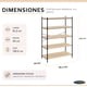 thumbnail image 5 of Repisa Estante 5 Niveles Línea Minimalist, 5 of 10
