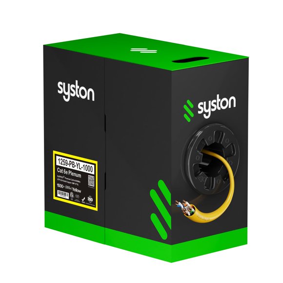 Cable Ethernet Syston 305 m 600 MHz Cat6E CMP
