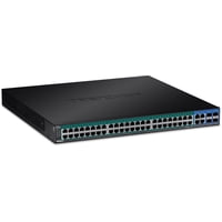 Conmutador Trendnet Gigabit Web Smart Poe+ De 52 Puertos Tpe-5240Ws