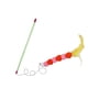 thumbnail image 2 of Cat Wand Toy Teaser Suministros Para Mascotas Gatito Palo Interactivo Jugando Amarillo, 2 of 5