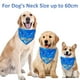 thumbnail image 4 of Pañuelo de cumpleaños para perro, pañuelo triangular para fiesta de cumpleaños de cachorro, pañuelo de feliz cumpleaños para perro, suministros para fiesta de cumpleaños de mascotas (azul), 4 of 8
