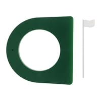 Magideal - Copa De Práctica De Golf Para Interiores, Hoyo Verde De Polipropileno Con Bandera Desmontable Para Golfistas, Patio, Césped, Exteriores, Niños, Adulto