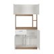 thumbnail image 3 of Mueble Cocina 4 Puertas 1 Cajón Nogal Blanco, 3 of 5