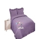 thumbnail image 2 of Quilt Cubrecama De Verano Con Flores Bordadas 2 Plazas Morado, 2 of 4