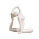 thumbnail image 5 of Figura De Cerámica De Yoga Adorno Estatua Escultura Jardín Zen Decoración De Escritorio Para El Hogar 10.2x4.5x10.5cm, 5 of 5