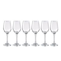 Set 6 Copas Brunello Flute Cristar 237Ml Tragos Celebracion