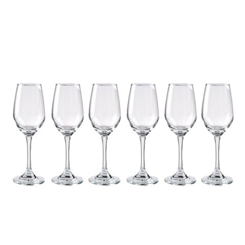 Set 6 Copas Brunello Flute Cristar 237Ml Tragos Celebracion