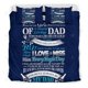 thumbnail image 1 of In Memory Of My Dad I Love And Miss Him Every Day Quilt Duvet Cover Set3-Piece Bedding Set, 1 of 5
