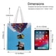 thumbnail image 5 of Disney: Up Bolso de tela con estampado de lienzo para mujer, bolsa de compras reutilizable y estética, con cremallera interior, regalo para mujer,40*40cm., 5 of 6