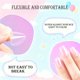 thumbnail image 4 of Uñas postizas OPkssnails cuadradas cortas transparentes de gel, 4 of 7