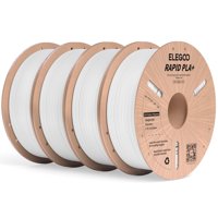 Filamento Para Impresora 3D Elegoo Rapid Pla Plus, 1,75 Mm, Blanco, 4 Kg