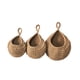 thumbnail image 2 of 3 Cestas Colgantes De Pared Decorativas De Punto Bohemias Para Cocina, Color Marrón, 2 of 5