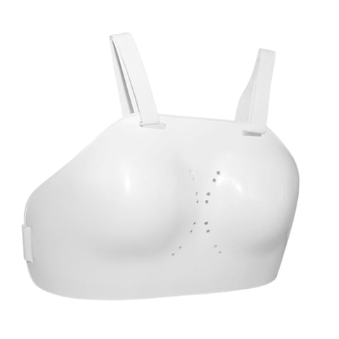 Magideal - Deportes De Esgrima, Protector De Pecho, Engranajes De Esgrima, Correa Ajustable Para Adultos, Protector De Pecho Suave Para Karate, Muay Thai, , Mujer, Xs