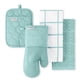 thumbnail image 1 of Juego de 4 piezas KitchenAid de soporte para ollas y guantes de horno – Color Agua Mineral, 1 of 7