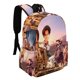 thumbnail image 2 of Niños Búfalo-theme Backpack, Campus style schoolbag Bookbag with Adjustable Shoulder Straps And Large Zip Compartment, Unisex Travel Bags.42x30x15cm, 2 of 6