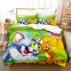 thumbnail image 1 of Tom Cat And Jerry Mouse Duvet Cover Pillow Cover Bedding Set, Kids Set Bedding Boy Girl Bedroom Duvet Set Three-Piece Set Bed Sheets, 1 of 5