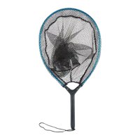 Magideal - Red De Pesca Red De Pesca Mango De Poste Resistente Con Correa Para El Cuello Red De Inmersión De Malla Duradera Para Pescar Red De Aterrizaje De Pece Corto Malla Grande