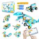 thumbnail image 1 of Kit de robot de codificación Makerzoid 200 en 1 RC Robot Kids 6+ con más de 400 bloques, 1 of 6