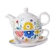 thumbnail image 1 of Tetera De Porcelana, Tetera De Pintura Colorida Para El Hogar, Cocina, Hotel, Estilo C, 1 of 3