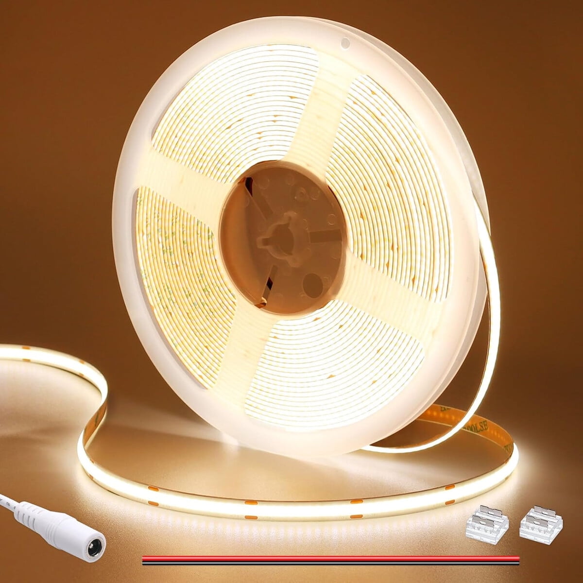 Tira Led Cob Goming 24v 10m 3000k Blanco Calido 6300lm