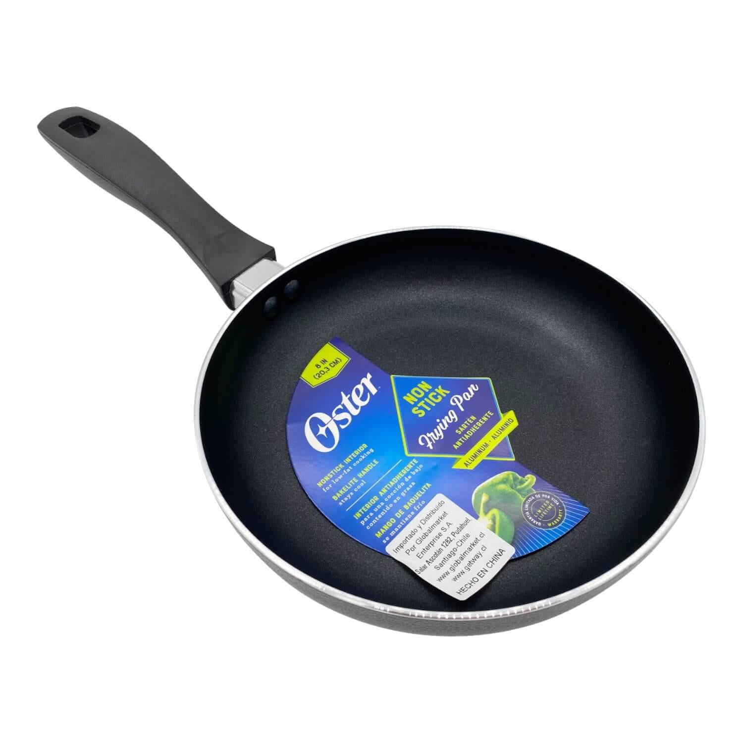 Sartén Antiadherente 20 Cm Clairborne Oster Gris Tamano Unico