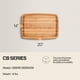 thumbnail image 2 of Tabla de cortar John Boos CB Series de madera de arce, 50 x 35 cm, 2 of 9