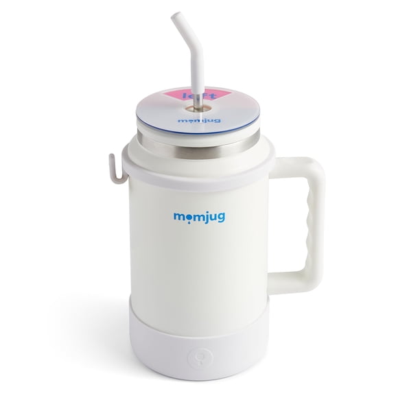 Botella momjug 1,4 L blanca con indicador