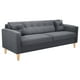 thumbnail image 2 of Sofa New Retro 3CG Felpa 05 Gris, 2 of 6