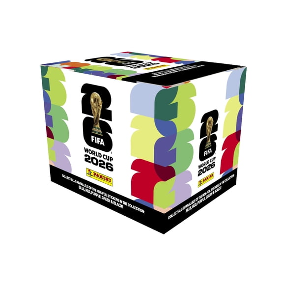 Caja de colección de estampas Panini Copa Mundial de la FIFA 2026, 50 sobres