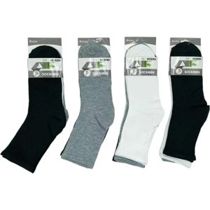 Genérica - 12 Pares Calceta Deportiva Hombre..Media Caña.39-44