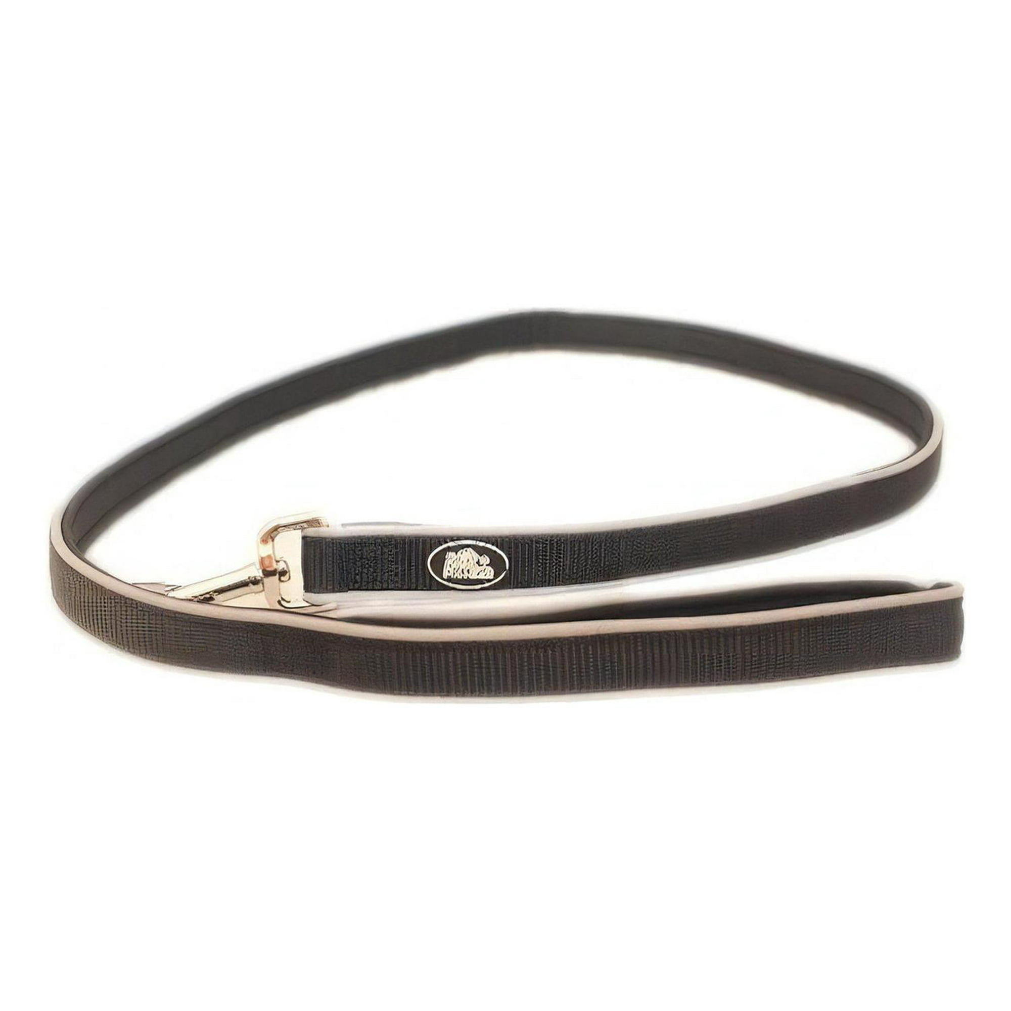 Mascan - Correa Acolchada Reflectante Perros Medianos Y Chicos Negro