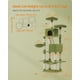 thumbnail image 5 of Árbol para Gatos Feandrea Torre Grande de 206 cm con 13 Rascadores, 5 of 6