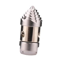 Ioensy - Boquilla De Chorro Para Alcantarillado De 3/8"" Bsp, Boquilla Giratoria Para Manguera De Chorro De Alcantarillado Con Conector De Acero