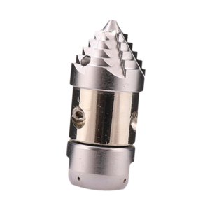 Ioensy - Boquilla De Chorro Para Alcantarillado De 3/8"" Bsp, Boquilla Giratoria Para Manguera De Chorro De Alcantarillado Con Conector De Acero