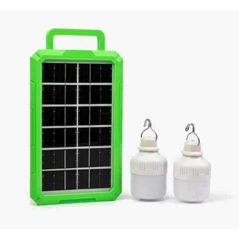 Click Ventas - Lámpara Solar Con Panel Fotovoltaico Radio Fm Luz De Emergencia