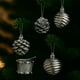 thumbnail image 3 of Set 24 Adornos Navideños Decoración Bambalinas 4cm Plateado, 3 of 3