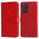 thumbnail image 1 of Funda tipo cartera FOXDOCK para Samsung Galaxy A52 , diseño girasol en relieve, cuero PU, cierre magnético, soporte y tarjetero, 1 of 5