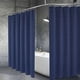 thumbnail image 3 of Cortina De Tela Para Baño Ducha Color Azul, 3 of 3