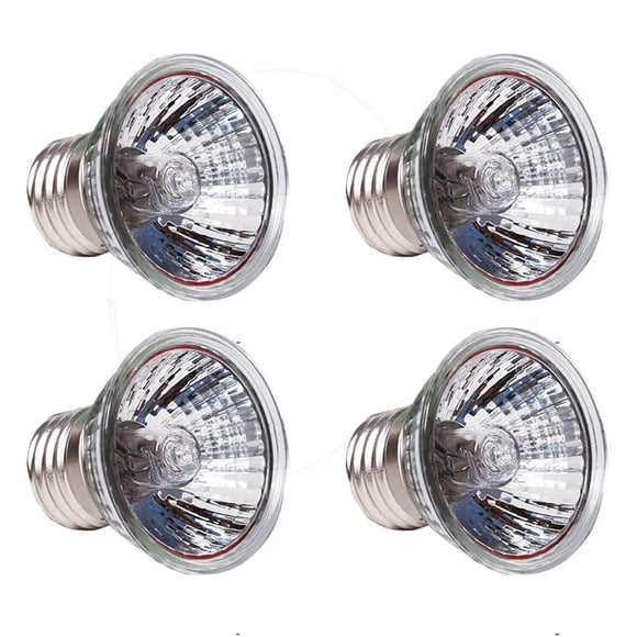 Bombilla calefactora CTKcom 25 W UVA+UVB para reptiles 110 V (paquete de 4)