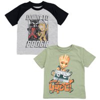 Remeras Marvel Guardianes De La Galaxia 2 Pack Para Niños 10-12