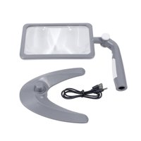 Ioensy - Lupa Con Escritorio Ligero Para Lectura Diaria, Banco De Trabajo, Esteticistas, Gris