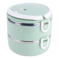 Genérico - Lonchera Doble Compartimiento Térmica Colores Comida Jhn