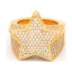 thumbnail image 1 of Anillos de Rapero Punky para Hombre, Anillos de Lujo Brillantes con Iced out, Grandes de Hip Hop, Circonia Cúbica, Anillos para Hombre, 1 of 9
