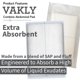 thumbnail image 2 of Almohadillas ABD Vakly 13x23 cm Estériles Paquete de 50 Alta absorción, 2 of 9