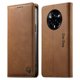 thumbnail image 1 of Funda Billetera de Cuero para [Realme 14 Pro Plus], Bloqueo RFID, Tarjetas y Soporte Marrón, 1 of 5
