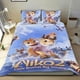 thumbnail image 1 of Película de Niko Conjunto de sábanas temático, trío de piezas, cómodo y amigable con la piel, diseño único, regalo de decoración para el hogar para familiares, amigos y fans, 90 cm * 190 cm, 1 of 6