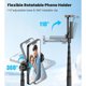 thumbnail image 2 of Trípode de palo de selfie de 150 cm, diseño integrado, control Bluetooth remoto, fácil de llevar, adecuado para viajes y selfies compatibles con iPhone y Android, 2 of 6