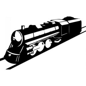 Rienda Libre Graphics - Decomural Railway Train Train Transport Ws-32763