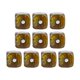 thumbnail image 4 of Juego De Dados De 6 Caras 10x Juego De Dados De Juego De Dados Para KTV Juego De Rol Amarillo, 4 of 5